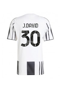 Juventus Jonathan David #30 Fotballdrakt Hjemme Klær 2025-26 Korte ermer